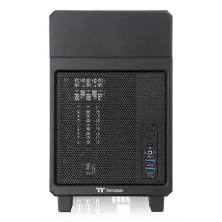 CAJA THERMALTAKE TR100 MINI-ITX USB 3-2 Type-C x 1 USB 3-0 x 2 SN FUENTE NEGRO