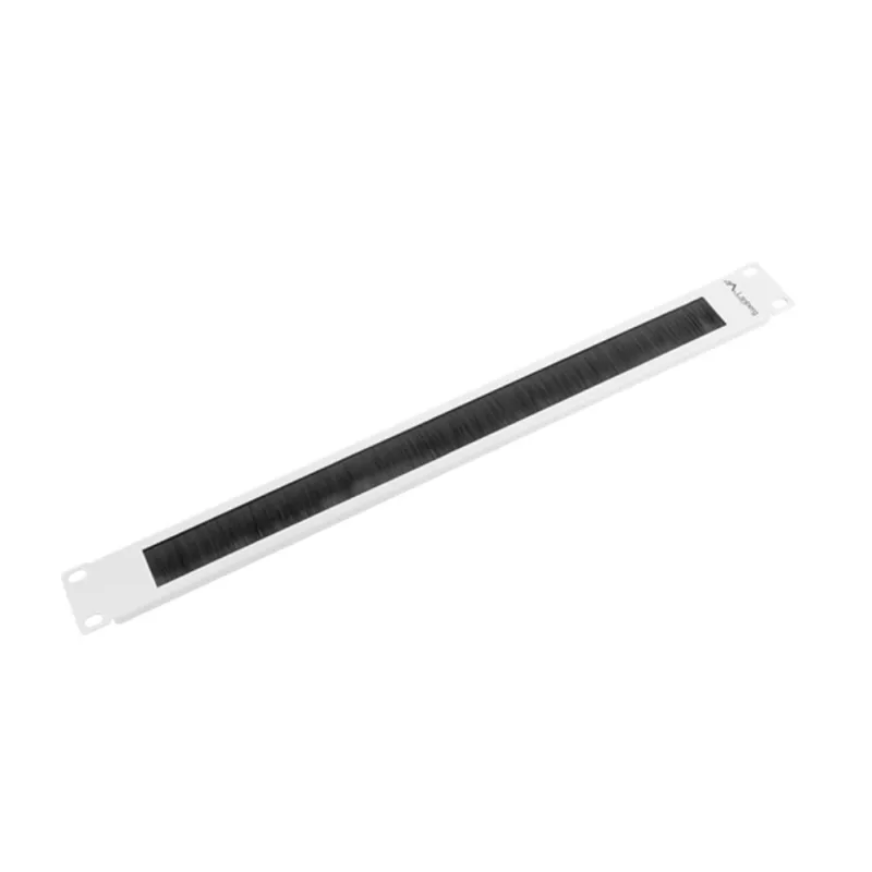 Panel pasacables lanberg 1u gris