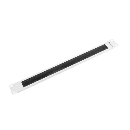 Panel pasacables lanberg 1u gris