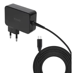 CARGADOR TOOQ PORTATIL GAN USB-C PD 100W NEGRO