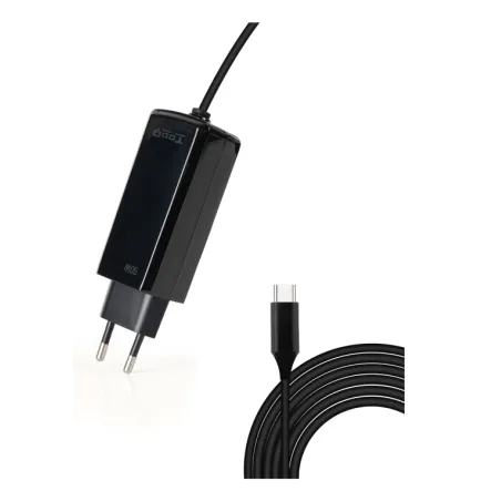 Cargador de Portátil GaN TooQ TQLC-USBCGAN90PD-C- 1xUSB Tipo-C- 90W- Automático- Voltaje 5-20V