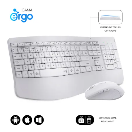 Teclado + raton subblim combo dual