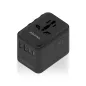 ADAPTADOR AISENS ENCHUFE UNIVERSAL VIAJE CARGADOR USB GAN 25W NEGRO ADAPTADOR AISENS ENCHUFE UNIVERSAL VIAJE CARGADOR USB GAN 25W NEGRO