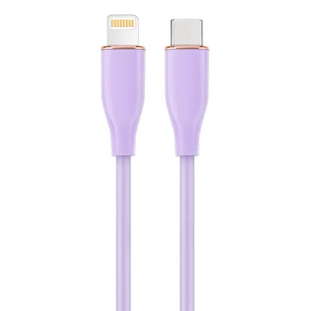 CABLE DE CARGA Y DATOS GEMBIRD USB TIPO-C A 8 CLAVIJAS 1,5 M VIOLETA