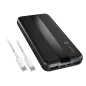 POWERBANK NATEC TREVI SLIM QV2 10000MAH 2XUSB-A 18W + 1XUSB-C 20W + CABLE USB-C