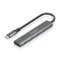 HUB AISENS USB 3-1 USB-C USB-C-M-4XTIPO A-H GRIS 15CM HUB AISENS USB 3-1 USB-C USB-C-M-4XTIPO A-H GRIS 15CM