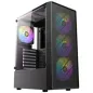 CAJA ANTEC AX26 ARGB ATX NEGRO 4XVENT 120MM 2XUSB SN FUENTE