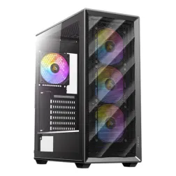 CAJA ANTEC AX85 ARGB ATX NEGRO 4XVENT 120MM 2XUSB SN FUENTE