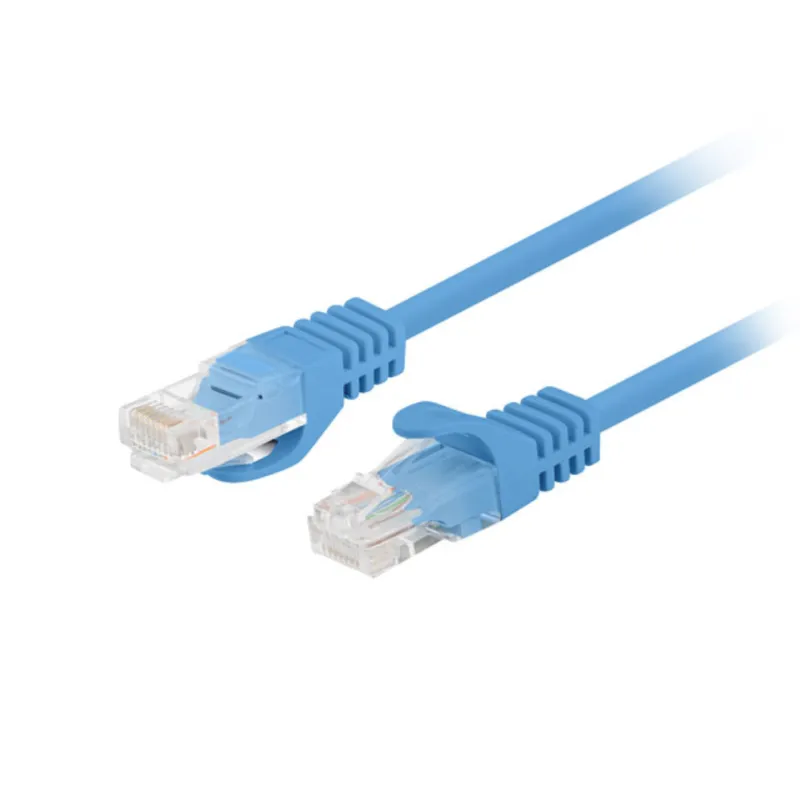 CABLE RED LANBERG LATIGUILLO CAT-6 UTP 0-25M AZUL FLUKE PASSED (PACK 10 UDS)