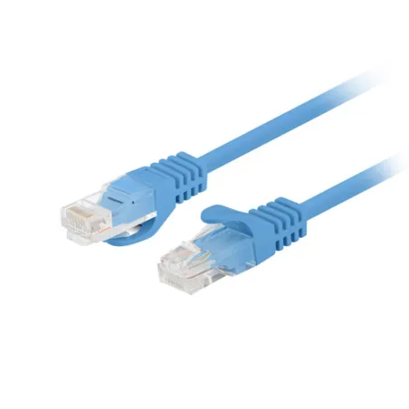 CABLE RED LANBERG LATIGUILLO CAT-6 UTP 0-25M AZUL FLUKE PASSED (PACK 10 UDS)