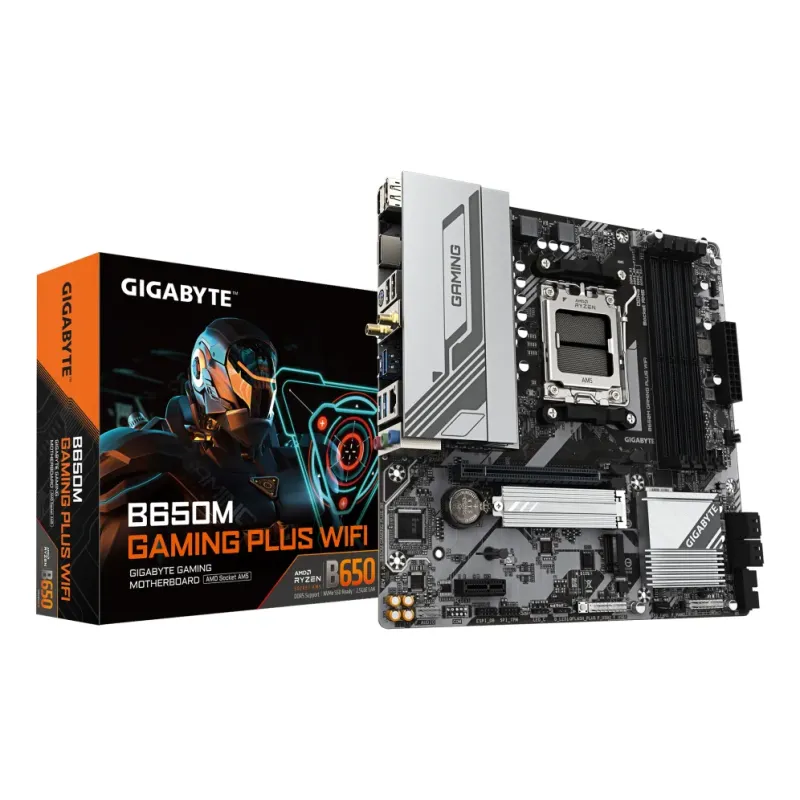 PLACA BASE GIGABYTE B650M GAMING PLUS WIFI DDR5 PLACA BASE GIGABYTE B650M GAMING PLUS WIFI DDR5