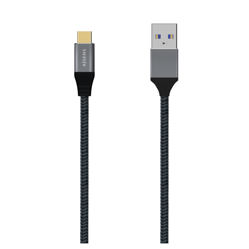 CABLE AISENS USB 3-1 GEN2 ALUMINIO 10GBPS 3A USB-C-M-A-M 0-5M