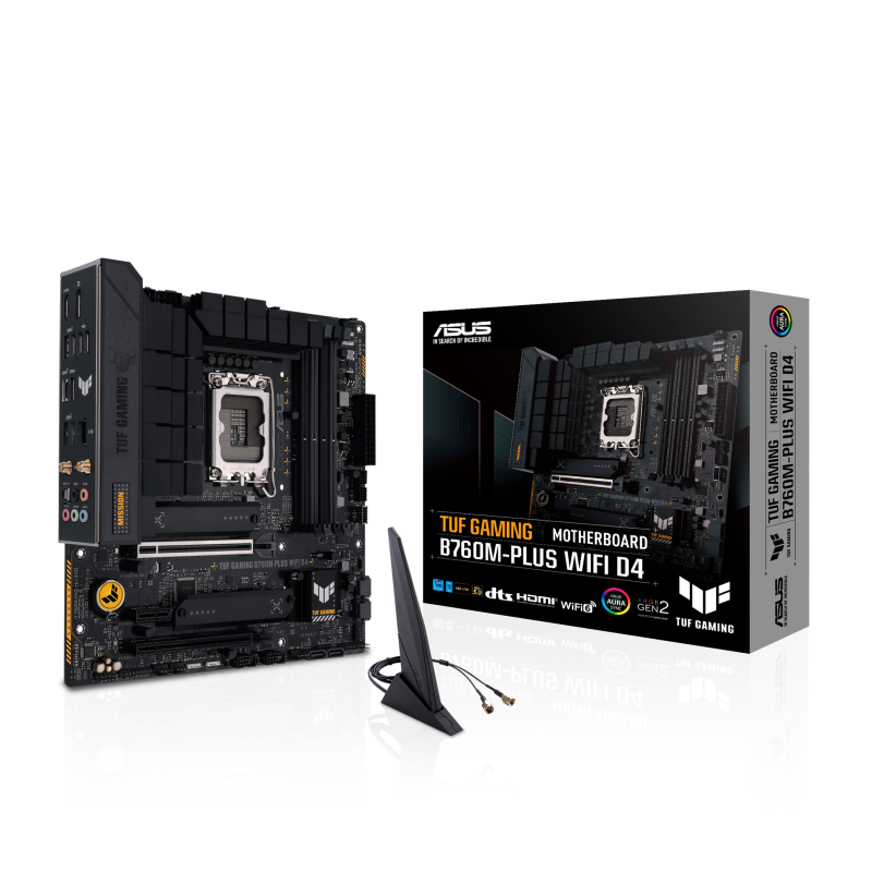 PLACA BASE ASUS TUF GAMING B760M-PLUS WF D4 1700 MATX 4XDDR4