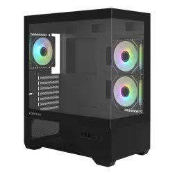 CAJA ZALMAN CHRONIX ATX 3 XVENT 120MM ARGB 1XUSB 3-0 NEGRO S-N FUENTE