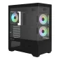 CAJA ZALMAN CHRONIX ATX 3 XVENT 120MM ARGB 1XUSB 3-0 NEGRO S-N FUENTE
