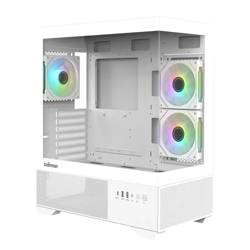 CAJA ZALMAN CHRONIX ATX 3 XVENT 120MM ARGB 1XUSB 3-0 BLANCO S-N FUENTE