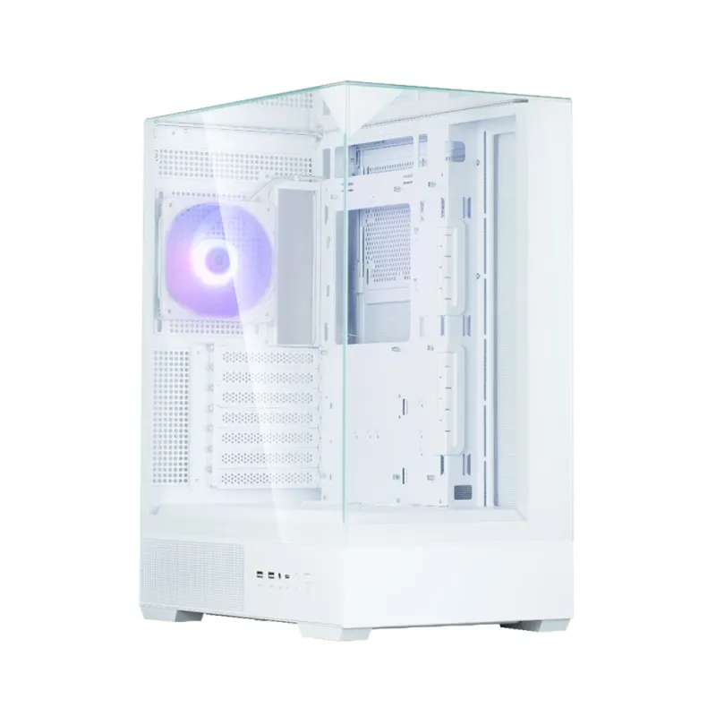 CAJA ZALMAN P40 PRISM ATX 3 XVENT 120MM ARGB 2XUSB 3-0 BLANCO S-N FUENTE