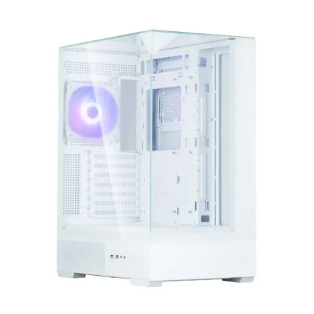 CAJA ZALMAN P40 PRISM ATX 3 XVENT 120MM ARGB 2XUSB 3-0 BLANCO S-N FUENTE
