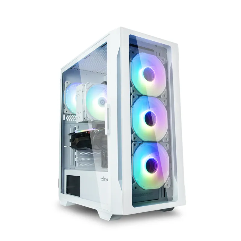 CAJA ZALMAN I3 NEO TG ATX 4XVENT 120MM 2XUSB 3-0 BLANCO S-N FUENTE