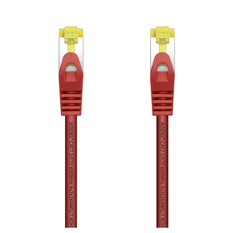 Cable de Red RJ45 SFTP Aisens A146-0471 Cat-7- 2m- Rojo