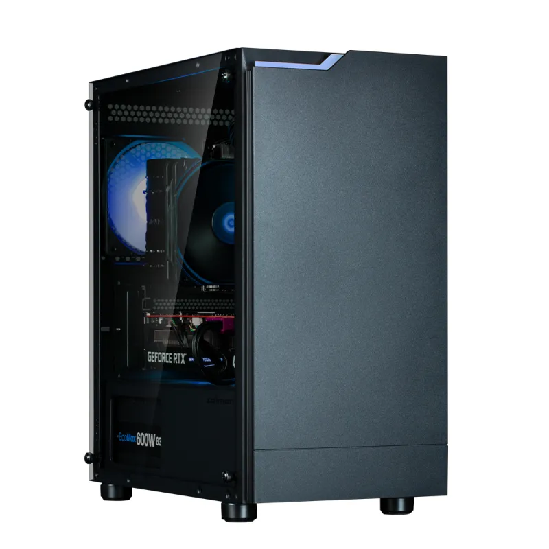 CAJA ZALMAN T4 PLUS MATX 1 X VENT 120MM ARGB 2XUSB 3-0 NEGRO S-N FUENTE