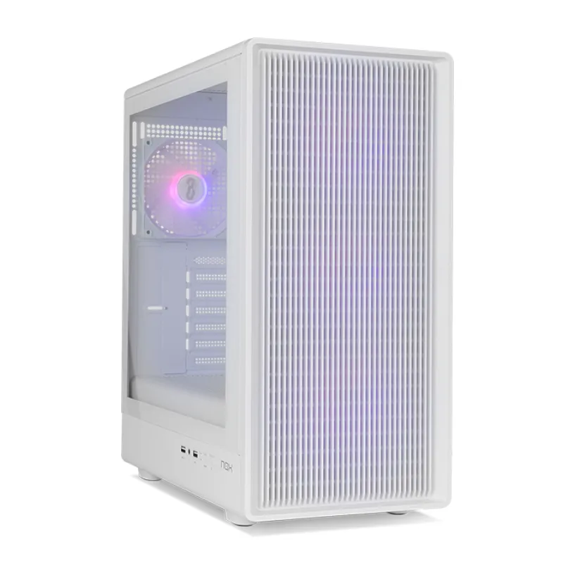 CAJA NOX SEMITORRE MESH INFINITY IOTA ARGB BLANCA USB 3-0 CAJA NOX SEMITORRE MESH INFINITY IOTA ARGB BLANCA USB 3-0