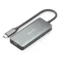 HUB AISENS USB 3-1 USB-C 1XPD 100W 1XUSB-C 3-0 3XUSB-A 2-0 GRIS 15CM HUB AISENS USB 3-1 USB-C 1XPD 100W 1XUSB-C 3-0 3XUSB-A 2-0 GRIS 15CM