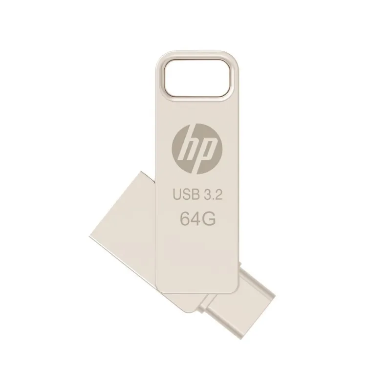 USB 3-2 HP 64GB X206C-A OTG TIPO-C METAL