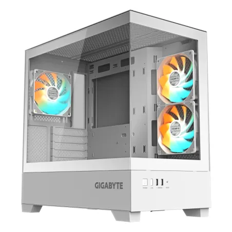 CAJA GIGABYTE M-ATX C201PI 3XVENT 120MM BLANCA