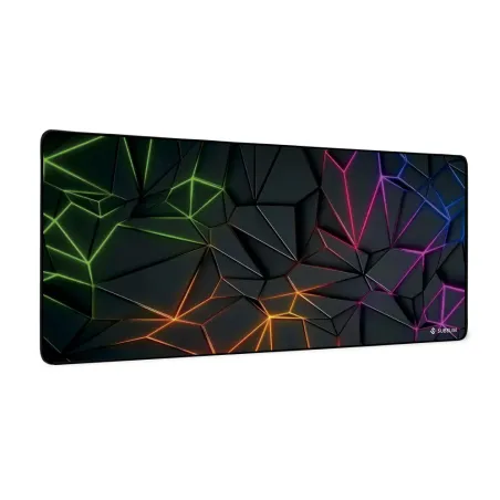 Alfombrilla Subblim Neon Obsidian XL- 900 x 400 x 3 mm