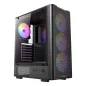 CAJA ANTEC VX-310 ATX 4 VENTILADORES ARGB NEGRA