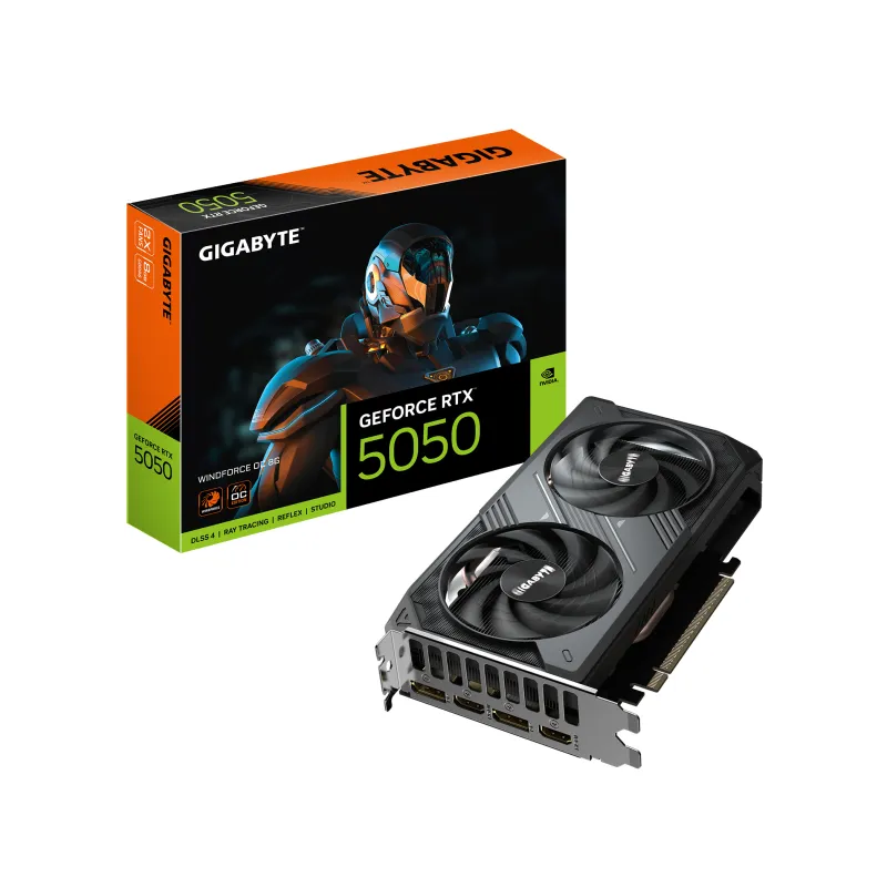 TARJETA GRAFICA GIGABYTE RTX 5050 WINFORCE 8GD TARJETA GRAFICA GIGABYTE RTX 5050 WINFORCE 8GD