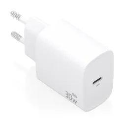 CARGADOR AISENS GAN 30W 1XUSB-C PD3-0 BLANCO