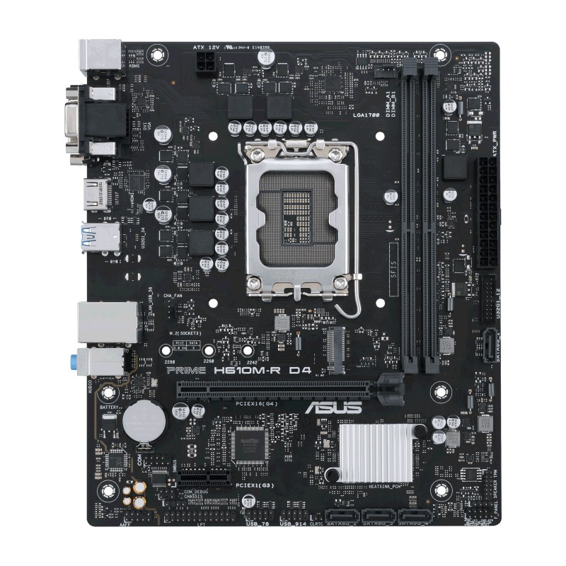 PLACA BASE ASUS PRIME H610M-R SI 1700 MATX 2XDDR5