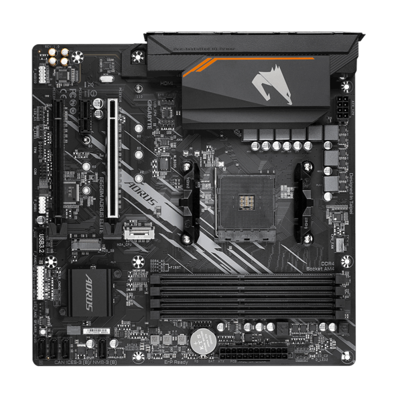 PLACA BASE GIGABYTE B550M AORUS ELITE AM4 MATX 4XDDR4