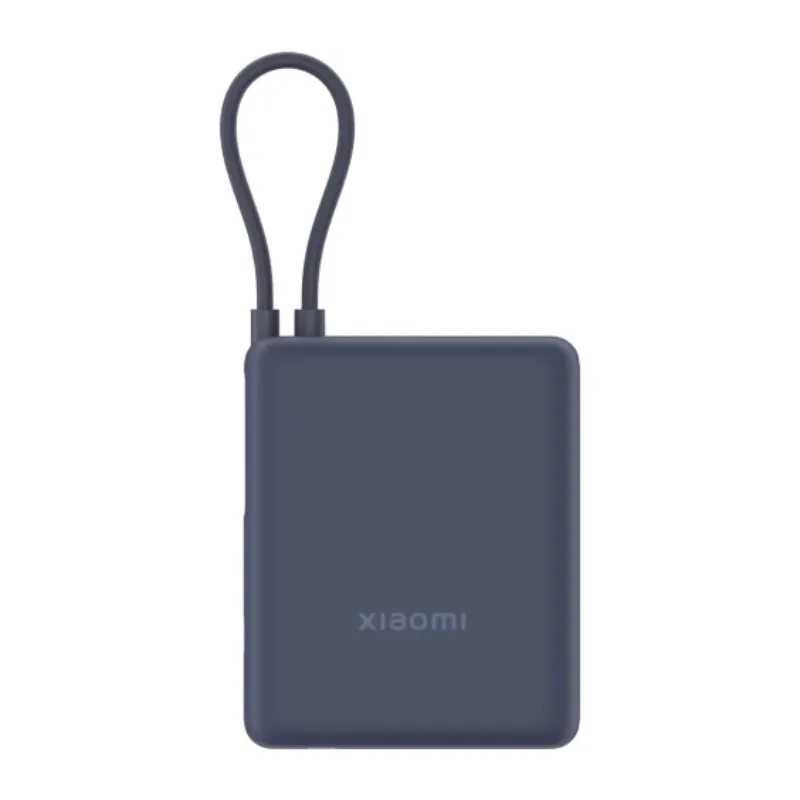 Powerbank 10000mAh Xiaomi 33W Power Bank Integrated Cable- 33W- Azul- Incluye Cable USB Tipo-C