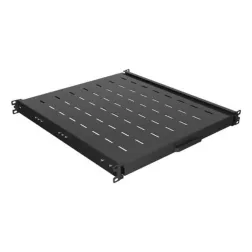 BANDELA LANBERG DESLIZANTE 1U 445X500MM HASTA 35KG RACK 19" NEGRO