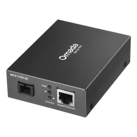 CONVERSOR DE FIBRA BIDIRECCIONAL OMADA MONOMODO MC211CS-20
