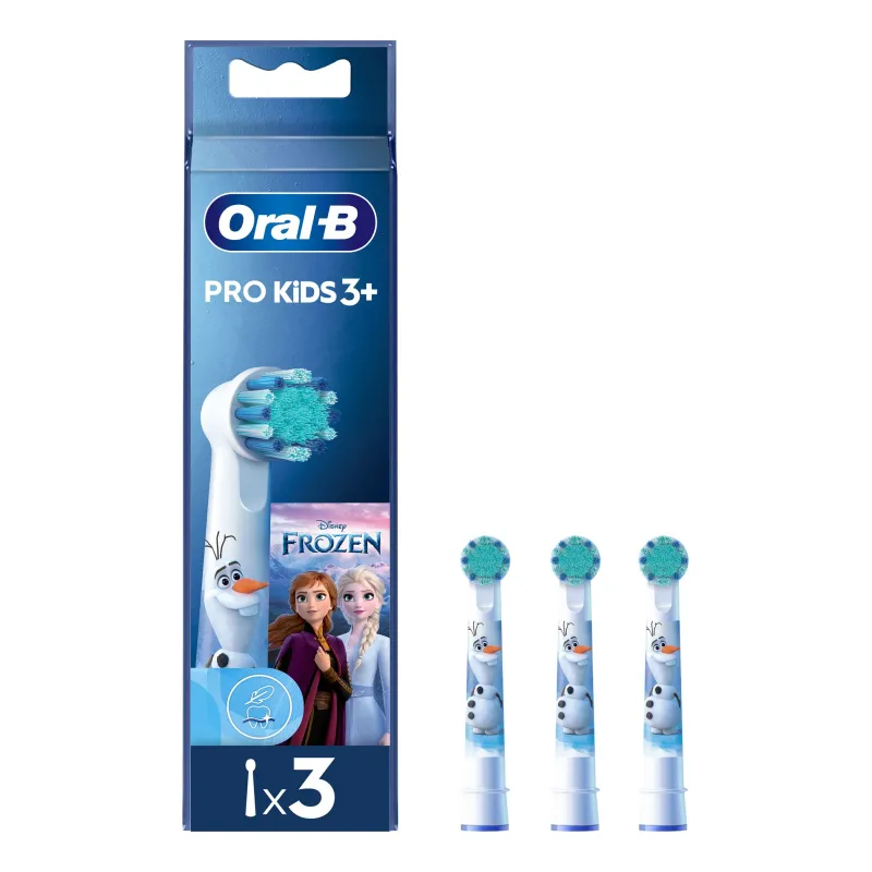 ACCESORIO DENTAL BRAUN ORAL-B KIDS FROZEN BLANCO PACK 3 UDS