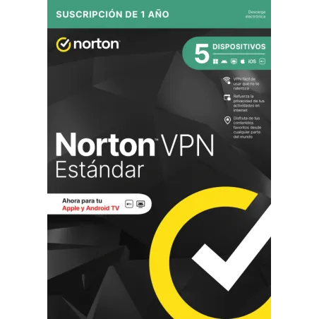 NORTON VPN STANDARD ES 1 USER 5 DEVICE 12MO GENERIC RSP MM GUM