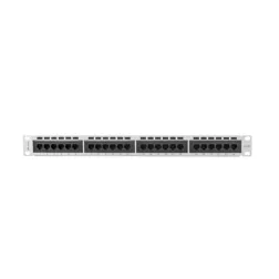PATCH PANEL LANBERG CAT-6 UTP 24 PUERTOS 1U RACK 19" GRIS