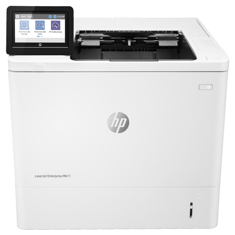 Impresora Láser Monocromo HP Laserjet Enterprise M611DN Dúplex- Blanca