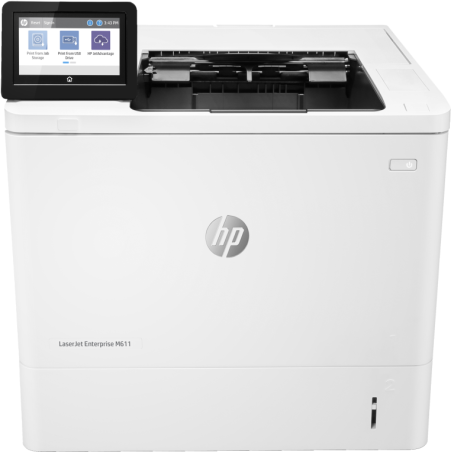 Impresora Láser Monocromo HP Laserjet Enterprise M611DN Dúplex- Blanca