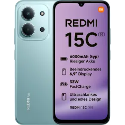 SMARTPHONE XIAOMI REDMI 15C 5G 4GB-128GB MINT GREEN