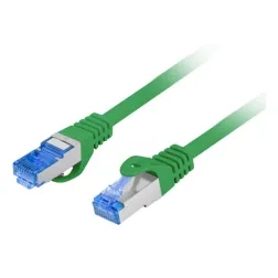 CABLE RED LANBERG CAT-6A S-FTP LSZH CCA 10M VERDE FLUKE PASSED