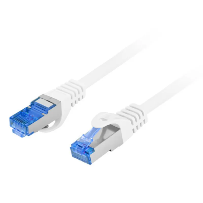 CABLE RED LANBERG CAT-6A S-FTP LSZH CCA 5M BLANCO FLUKE PASSED