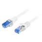 CABLE RED LANBERG CAT-6A S-FTP LSZH CCA 5M BLANCO FLUKE PASSED