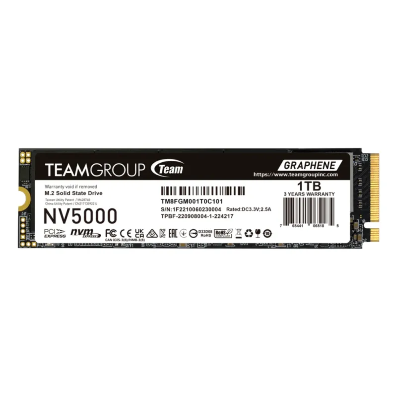 SSD TEAMGROUP NV5000 1TB NVMe PCI-E GEN4X4