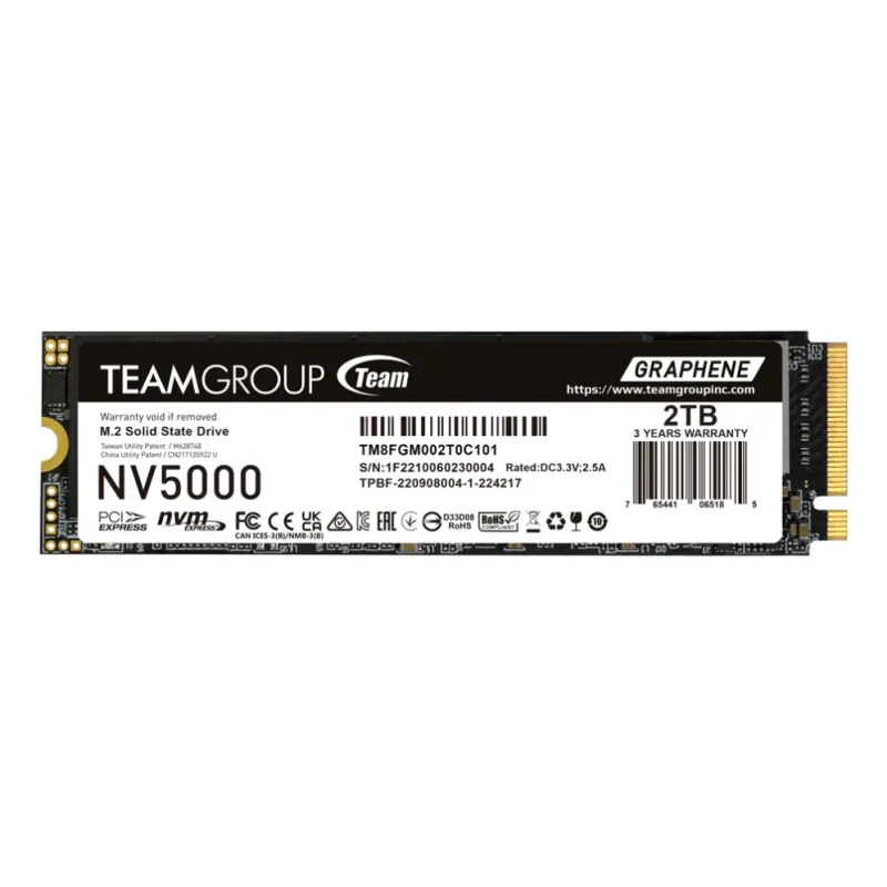 SSD TEAMGROUP NV5000 2TB NVMe PCI-E GEN4X4 C47