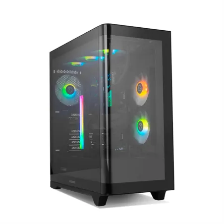 CAJA NOX HUMMER ETHER ATX SEMITORRE CRISTAL CURVO NEGRO